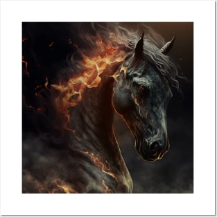 Demon horse Posters and Art